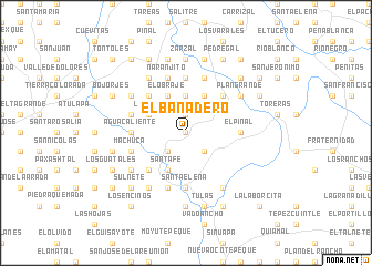 map of El Bañadero