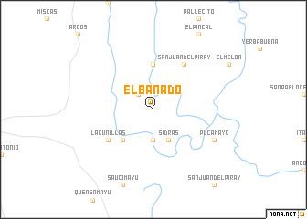 map of El Bañado