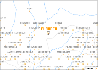 map of El Banco