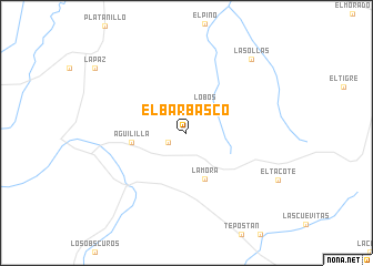 map of El Barbasco