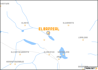 map of El Barreal