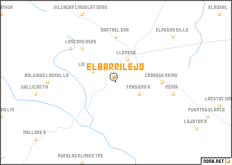 map of El Barrilejo