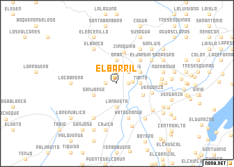 map of El Barril