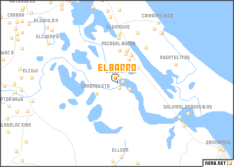 map of El Barro