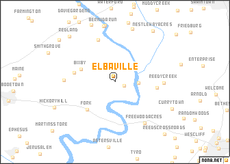 map of Elbaville