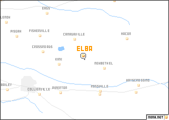 map of Elba