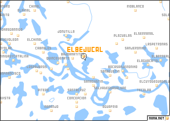 map of El Bejucal