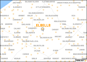 map of El Bella