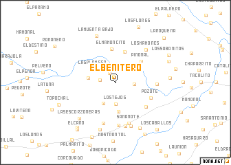 map of El Benitero