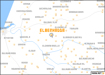 map of El Berhadda