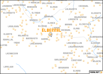 map of El Berral