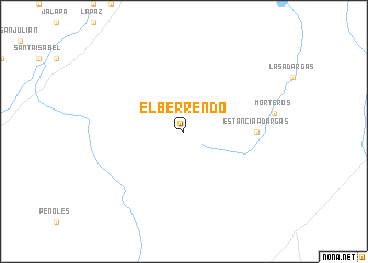 map of El Berrendo