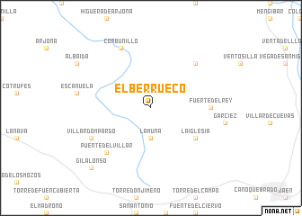 map of El Berrueco