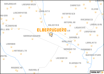 map of El Berruguero