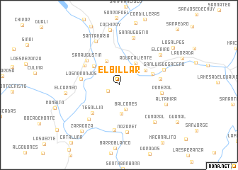 map of El Billar