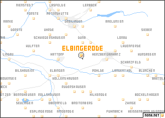 map of Elbingerode