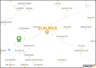 map of El Blanco