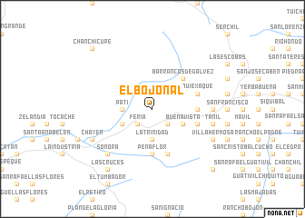 map of El Bojonal