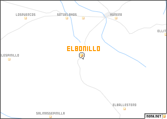 map of El Bonillo