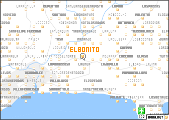 map of El Bonito