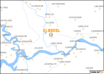 map of El Boral