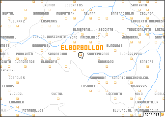 map of El Borbollón