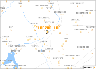 map of El Borbollón