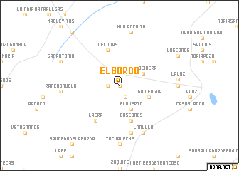 map of El Bordo