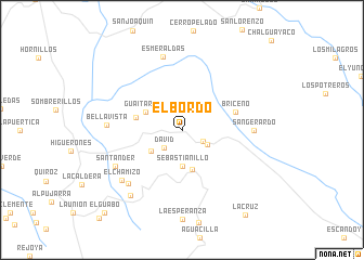 map of El Bordo