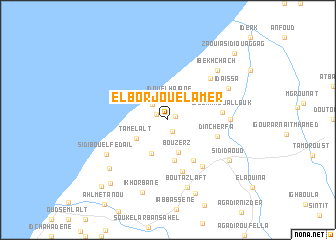 map of El Borj Ou el Amer