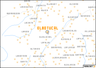 map of El Botucal