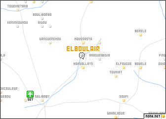 map of El Boulaïr