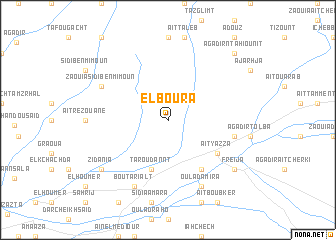 map of El Boura