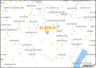 map of El Brazo