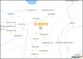 map of El Brazo