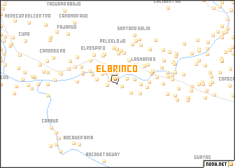 map of El Brinco