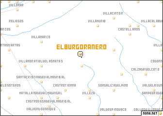 map of El Burgo Ranero
