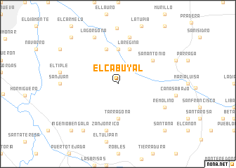 map of El Cabuyal