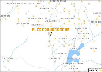 map of El Cacahuananche