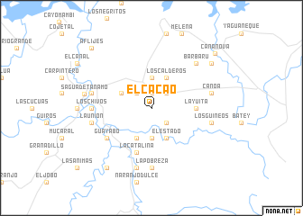 map of El Cacao