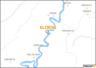 map of El Cacho