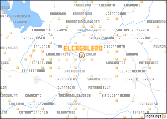 map of El Cagalero