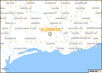 map of El Caimito