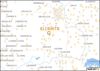 map of El Caimito