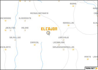 map of El Cajón