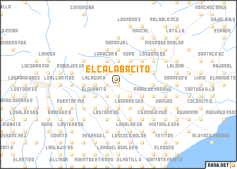 map of El Calabacito