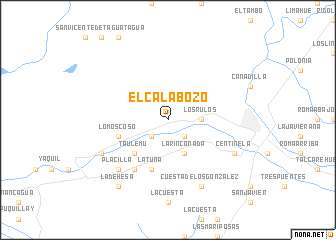 map of El Calabozo