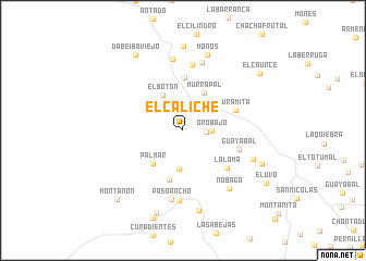 map of El Caliche