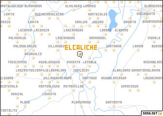 map of El Caliche