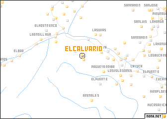 map of El Calvario